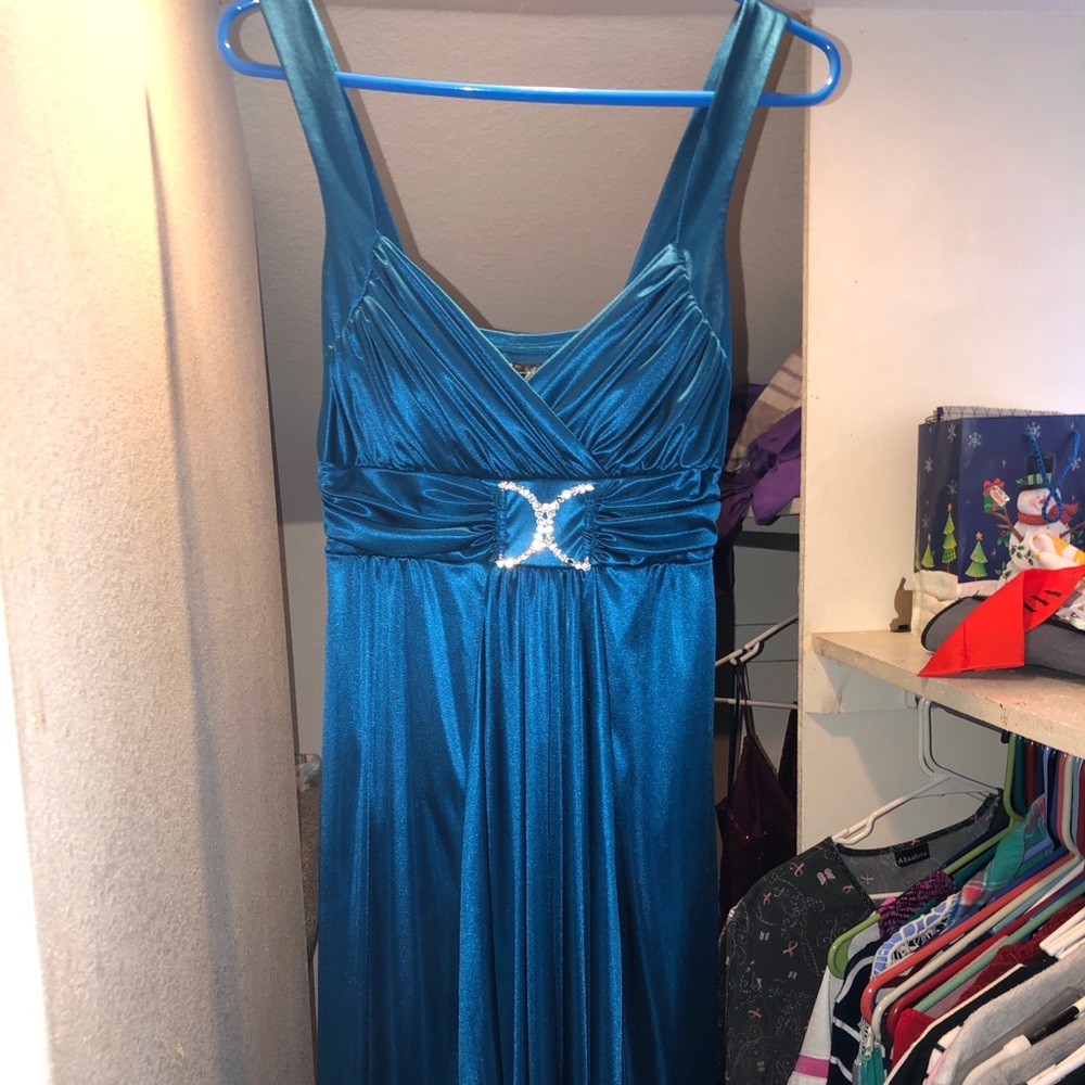 Blue dress